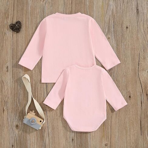 Canis Big Sister Little Sister Matching Outfit Shirt Set in My Big/Lil Sis Era Long Sleeve T-shirt and Bodysuit in Saudi Arabia