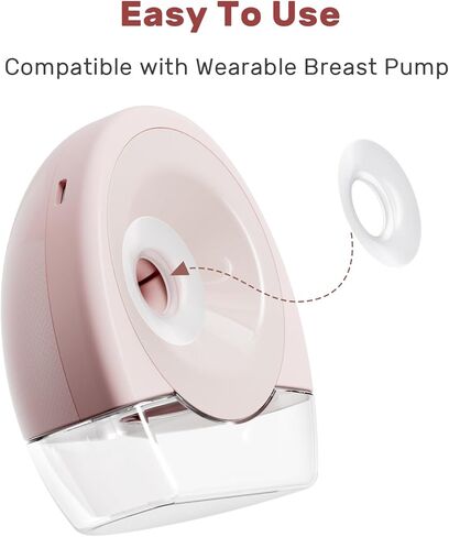 شفرات بديلة NCVI مقاس 21 مم، ملحقات مضخة الثدي المتوافقة مع مضخة الثدي القابلة للارتداء NCVI 8770، خالية من مادة BPA، قطعتان in Kuwait