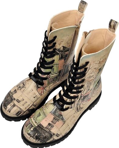 أحذية DOGO Zipsy للنساء - أحذية طويلة مصنوعة يدويًا وجلد نباتي لمنتصف الساق للنساء in Kuwait