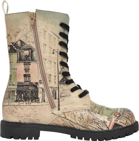 أحذية DOGO Zipsy للنساء - أحذية طويلة مصنوعة يدويًا وجلد نباتي لمنتصف الساق للنساء in Kuwait