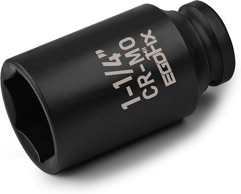 1/2" Drive Deep Impact Socket, 36mm Metric Socket, Axle Nut Socket CR-MO 6 Point for Easy Removal of Axle Shaft Nuts in Saudi Arabia