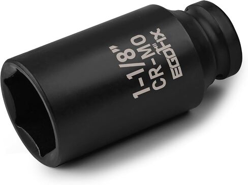 1/2" Drive Deep Impact Socket, 36mm Metric Socket, Axle Nut Socket CR-MO 6 Point for Easy Removal of Axle Shaft Nuts in Saudi Arabia