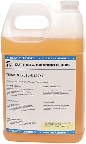 TRIM Cutting & Grinding Fluids MS690XT/5 MicroSol 690XT Low foam Premium Semisynthetic Microemulsion Coolant, High Lubricity, 5 gal Pail in Kuwait