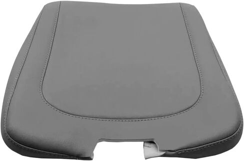 sportuli Leather Center Console Lid Armrest Jump Seat Cover Replacement for 2013-2018 Dodge Ram 1500 2500 3500, Leather Cover Only (Black) in Saudi Arabia