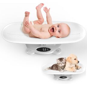 Abdtech Digital Baby Weight Scale - Weighing Scale for Pet Infant Toddler - Removable Scales for Body Weight with Hold Function&Height Measurement in Kuwait