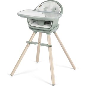 Maxi-Cosi Moa 8-in-1 Highchair, Machine Washable, Compact, Lightweight Design, Classic Graphite