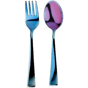 Ahimsa Stainless Steel Forks & Spoons | Cutlery Set | Kids Utensil Set | 100% BPA Free & Dishwasher Safe (Classic Stainless)