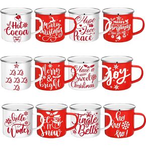 Mumufy 9 Pcs Thanksgiving Coffee Mugs 12 oz Fall Enamel Mug Thankful Blessed Coffee Mug Outdoor Camper Mug Pumpkin Give Thanks Hello Fall Sign Camping Tea Cup for Thanksgiving Autumn Party Campfire
