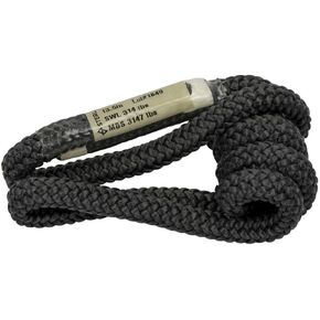 Sterling 6.8mm HollowBlock2 Loop - Black 13.5"