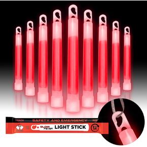 Emergency Safety Military Grade 6'' Lightsticks, Light Up Ultra Bright Glow Sticks with 12 Hours Duration. for Hiking Party Camping Blackouts Hurricane Shelter Survival Kit (Green, 30PCS)
