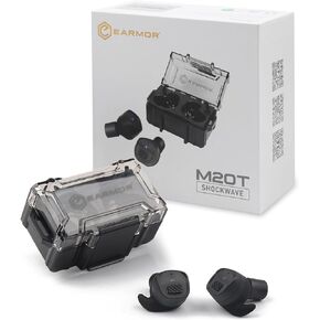 Earmor M20T NRR26dB Electronic Shooting Ear Protection - Bluetooth5.3, Hearing Protection Ear Plugs with Ambient Sound Amplification for Shooting Range, Gun Range, and Hunting