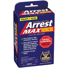 Whitetail Institute Arrest Max Selective Grass Control Herbicide Specifically Developed for Deer Food Plots, 1 Pint
