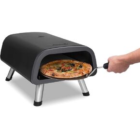 Newair 12" Indoor and Outdoor Pizza Oven with Accessory Kit, 1850W Small Electric Pizza Oven, Portable Countertop Pizza Maker, Water Resistant