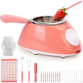 Chocolate Melting Pot, Electric Chocolate Melter Warmer Fondue Fountain Melting Pot Kit for Melting Chocolate, Candy, Milk, Butter, Cheese