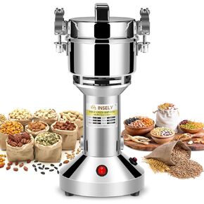 Grain Mill Grinder 150g High Speed Food Grain Mill Stainless Steel Seeds Flour Nut Pill Wheat Corn Herbs Spices & Seasonings Dry Grinder Electric Machine