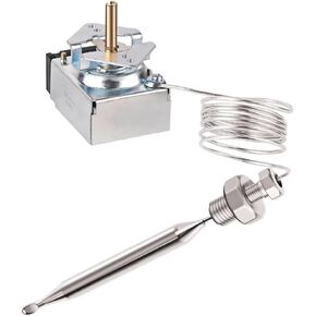 Durable Metal 60125401 Thermostat，Compatible with Brands Pitco，Grade Spring Rod, Precision Control, Long-Life Design for Automation and Safety Applications