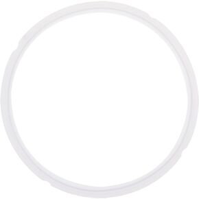 Silicone Sealing Rings Compatible for Instant Pot 6 Quart Pressure Cookers - 1 Pcs Replacement Silicone Gasket Seal Rings Fit IP-DUO60, DUO50, LUX60, LUX50, CSG60, and CSG50 - Clear
