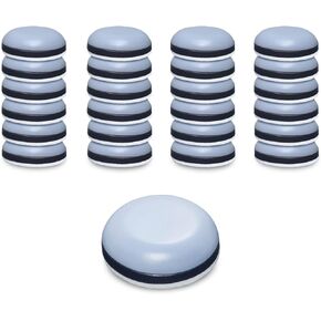 Vasterqua 24Pcs Appliance Sliders, 3/4" Small Self-Adhesive Appliance Sliders for Heavy Kitchen Appliances, Slide Smooth on Countertop, Compatible with Most Kitchen Appliances