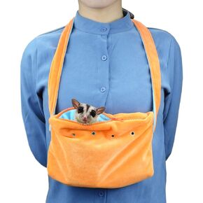 Sugar Glider Bonding Pouch Carrier Bag Sling with Adjustable Strap for Gliders Ferret Rat Hedgehog Hamster Small Pets