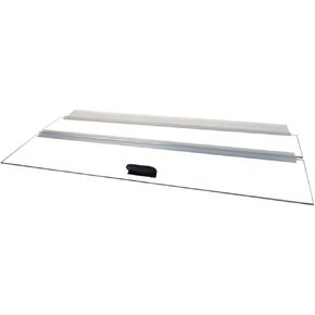 H2Pro 16″ Glass Canopy 5.5 Gallon Aquarium Fish Tank (15.28 x 7.56 x 0.16in)