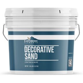 Earthborn Elements Decorative Sand 1 Gallon Bucket, Vase Filler, Crafting & Decorating in Kuwait
