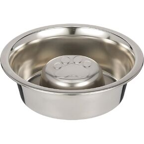 Neater Pet Brands Stainless Steel Slow Feed Bowl for Dogs or Cats - Fits in Neater Feeders and Other Raised Feeders (1 Cup)