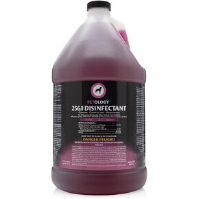 256:1 Disinfectant, 1 Gallon - Liquid Concentrate Disinfectant and Deodorizer, Sanitizer for Veterinary Clinics and Kennels, Effective Against Viruses and Bacteria (Cherry)