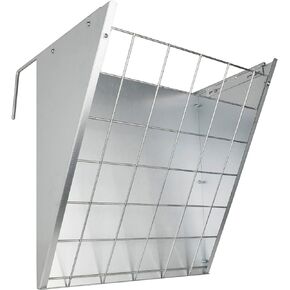 وحدة تغذية القش المعلقة من الفولاذ المجلفن من Solution4Patio، وحدة تغذية ذات سعة كبيرة للخدمة الشاقة مع خطافات قابلة للتعديل تناسب مختلف الأكشاك والحظائر، وحدة تغذية القش للماعز والأغنام والحصان #B806A01-US2 in Kuwait