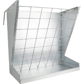 Solution4Patio الماشية الفولاذ المجلفن المعلقة 2 في 1 وحدة تغذية القش والحبوب، وحدة تغذية كبيرة السعة للخدمة الشاقة مع خطافات قابلة للتعديل لأكشاك مختلفة، زريبة، وحدة تغذية القش للماعز والأغنام والحصان in Kuwait