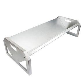 Solution4Patio Portable 45" Long Galvanized Steel Livestock Feeding Trough, Heavy-Duty Large Capacity Feeder, Easy to Clean, for Calves, Sheep, Horses, Alpacas and Goats, B807A02