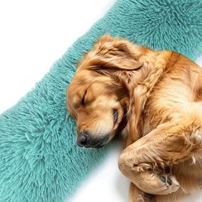 Mity rain Dog Pillow, Dog Calming Pillow for Anxiety Relive, Double Side Long Pillow for Large and Medium Dogs Joint Relief Sleeping Improve, Pet Calming Toy Gray