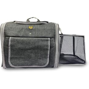 سلة دراجة للكلاب - حامل حقيبة ظهر للحيوانات الأليفة للكلاب الكبيرة والصغيرة - حقيبة سفر للحيوانات الأليفة مع جدران شبكية - أشرطة كتف لحمل الكلب في الخارج - حامل دراجة للكلاب المتوسطة الحجم in Kuwait