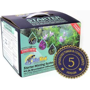 MistKing – Starter Misting System, 4th Gen | Used by Zoos, Botanical Gardens, Institutions & Hobbyists | Expandable to 10 Nozzles | Extremely Fine Mist | 50 Micron Droplets | MKSMS4-125-50