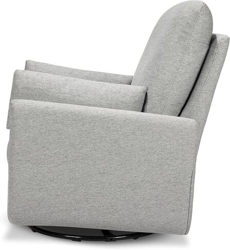 DaVinci Juno Swivel Glider in Ivory Boucle, Greenguard Gold & CertiPUR-US Certified in Saudi Arabia