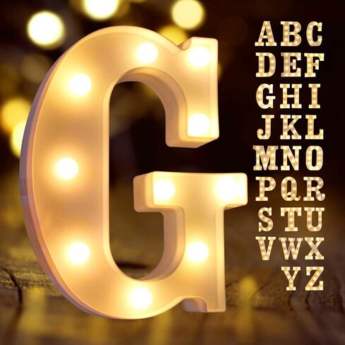 Laerjin Led Marquee Letter Lights, LED Letter Lights Sign Light Up Letters Sign for Home Cafe Bar Party Wedding Birthday Christmas Decoration, Battery Operated Initials Lamp Letters Symbol-& in Saudi Arabia