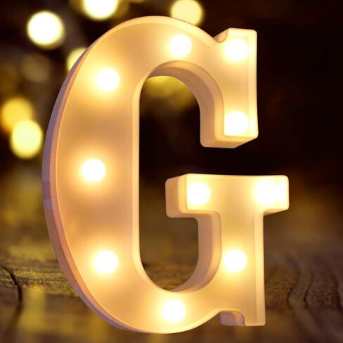 Laerjin Led Marquee Letter Lights, LED Letter Lights Sign Light Up Letters Sign for Home Cafe Bar Party Wedding Birthday Christmas Decoration, Battery Operated Initials Lamp Letters Symbol-& in Saudi Arabia