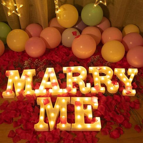 Laerjin Led Marquee Letter Lights, LED Letter Lights Sign Light Up Letters Sign for Home Cafe Bar Party Wedding Birthday Christmas Decoration, Battery Operated Initials Lamp Letters Symbol-& in Saudi Arabia
