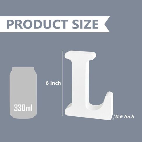 حروف خشبية بيضاء غير مكتملة مقاس 15.24 سم للحرف اليدوية، حروف أبجدية خشبية لحفلات أعياد الميلاد وحفلات الزفاف، ديكور جدار غرفة النوم المنزلية، حرف N in Kuwait