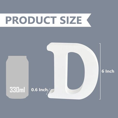 حروف خشبية بيضاء غير مكتملة مقاس 15.24 سم للحرف اليدوية، حروف أبجدية خشبية لحفلات أعياد الميلاد وحفلات الزفاف، ديكور جدار غرفة النوم المنزلية، حرف N in Kuwait