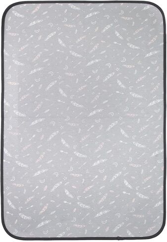 Baby Bed Pad Waterproof Washable Reusable Toddler Mattress Protector Underpads 4 Layer Bed Wetting Incontinence Pads Cover for Baby Toddler Children and Adults (Gray) in Saudi Arabia