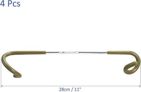 4 Pack Camping Lantern Hook Hanger - S-Shaped Hook Stainless Steel Non-Slip Lamp Hanger, Apply to Outdoor/Camping/Hiking (Sandy Brown) in Kuwait