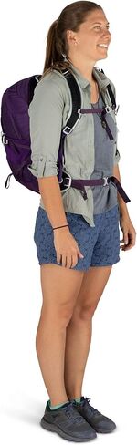 Osprey Tempest 20L Women's Hiking Backpack with Hipbelt, Stealth Black, WM/L in Saudi Arabia