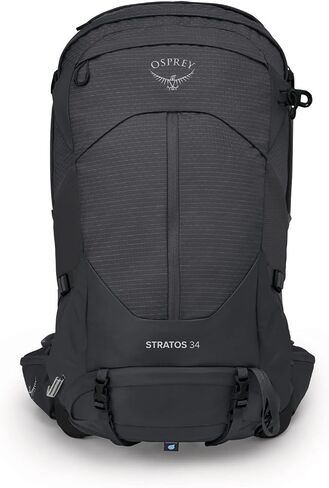 Osprey Stratos 34L Men's Hiking Backpack, Tunnel Vision Grey in Kuwait