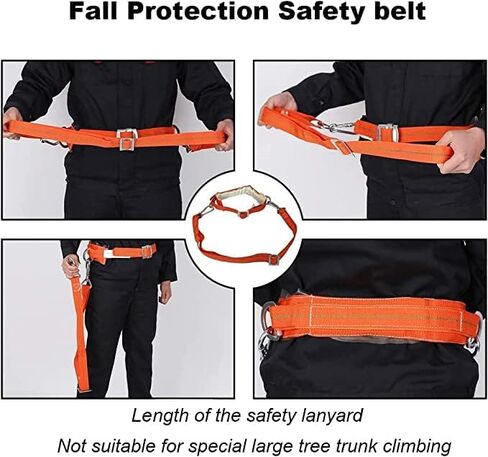 مجموعة مسامير تسلق الأشجار من تومتشي، معدات تسلق الأشجار، أداة تسلق الأشجار مصنوعة من الجلد، دواسة مضادة للانزلاق لالتقاط الفاكهة، الرياضات الداخلية والخارجية... in Kuwait