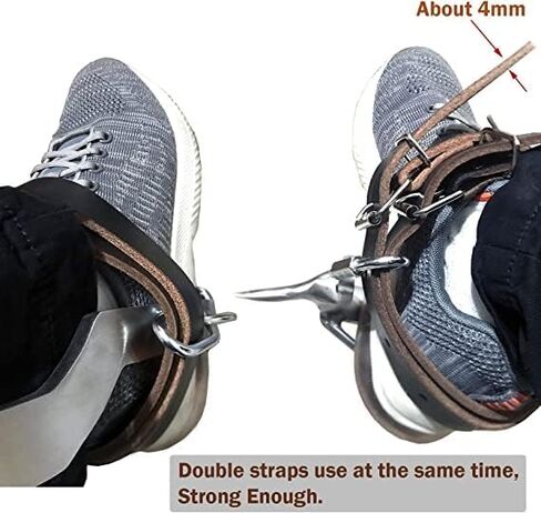 مجموعة مسامير تسلق الأشجار من تومتشي، معدات تسلق الأشجار، أداة تسلق الأشجار مصنوعة من الجلد، دواسة مضادة للانزلاق لالتقاط الفاكهة، الرياضات الداخلية والخارجية... in Kuwait