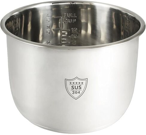 طنجرة ضغط رقمية ميجا شيف MCPR120A بسعة 8 لتر مع 13 ميزة متعددة الوظائف محددة مسبقًا، من الفولاذ المقاوم للصدأ in Kuwait