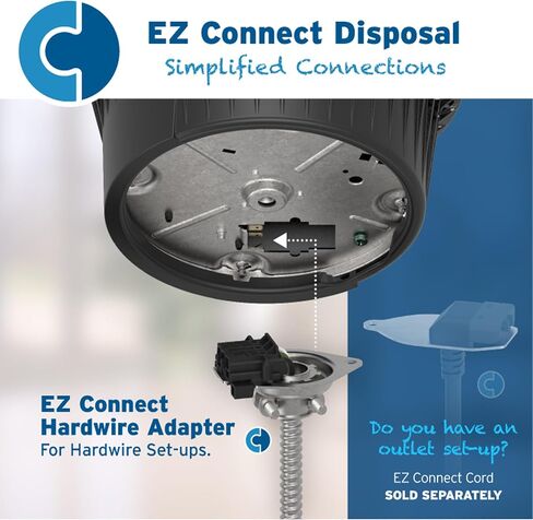 InSinkErator EVOLUTION 0.75HP 3/4 HP، السلسلة المتقدمة EZ Connect التغذية المستمرة للتخلص من نفايات الطعام، رمادي in Kuwait