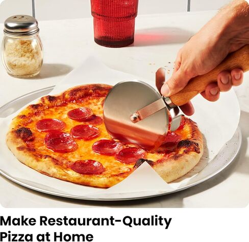 فرن بيتزا داخلي من شيفمان - يصنع بيتزا مقاس 12 بوصة في دقائق، ويسخن حتى 800 درجة فهرنهايت - صانع بيتزا كهربائي على سطح الطاولة مع 5 إعدادات مسبقة لشاشة اللمس، وحجر بيتزا وقشر - من الفولاذ المقاوم للصدأ in Kuwait