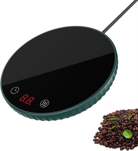 Coffee Mug Warmer, Cup Warmer for Desk with 8H Auto Shut Off, Cup Warmer with 2 Temperature Settings and 1-12H Timer, 122/140℉ Candle Wax Cup Warmer for Hot Tea, Milk at Home/Office in Kuwait