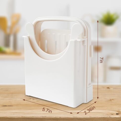 Bread Slicer for Homemade Bread, Foldable Plastic Bread Slicer Machine, Compact Bread Slicing Guide 3 Sizes Bread Loaf Slicer Thin Bread Cutter, Manual Bread Slicer for Kitchen in Saudi Arabia